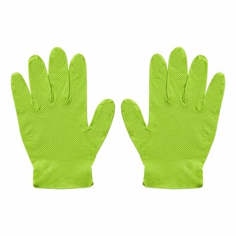 Gripp-It nitril handschoenen M groen dispenserdoos van 50 stuks