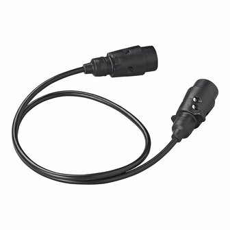 Verlengkabel 1M met 2x stekker 7-polig PVC