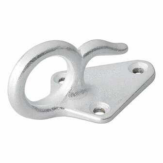 Touwhaak metaal met oog 70 x 40 mm 5 stuks in blister