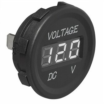 Voltmeter digitaal inbouw 6-30V in blister