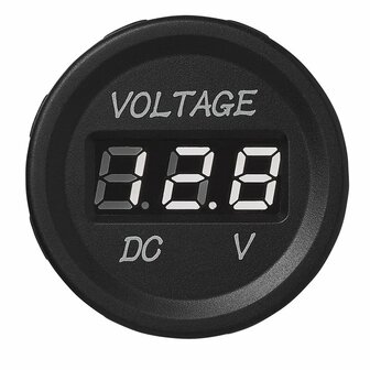 Voltmeter digitaal inbouw 6-30V in blister