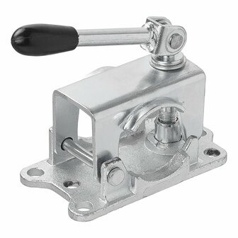 Klem 48mm gietijzer met kantelbare hendel voor neuswiel