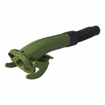 Schenktuit metaal groen flexibel geschikt voor benzine diesel (art. 530080 - 530081 - 530109)