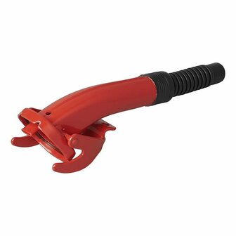 Schenktuit metaal rood flexibel geschikt voor benzine diesel (art. 530080 - 530081 - 530109)