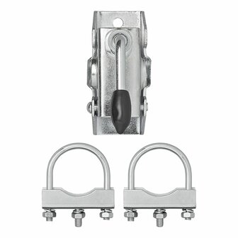 Klem 48mm voor neuswiel + 2x U-beugel 60/70mm