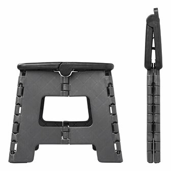 Opstapje S met anti-slip kunststof 29 x 21,5 x 22 cm opvouwbaar