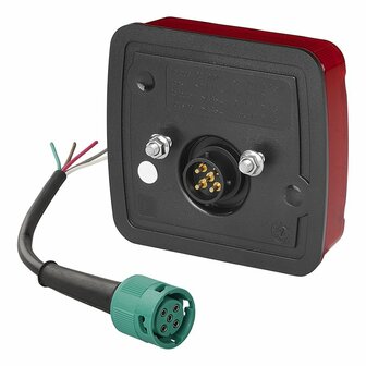 Achterlicht 4 functies 106 x 99 mm LED rechts