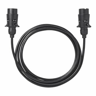 Verlengkabel 3M met 2x stekker 7-polig PVC