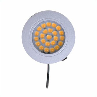 Inbouwspot 24-leds 12V 220lm  dia 65x11mm