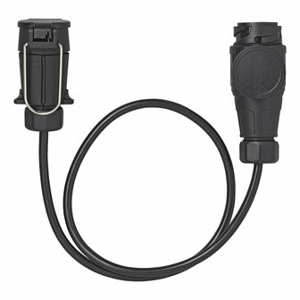 Verloopkabel 80cm van 13- naar 7-polig