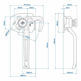 Klephaak links SPP ZB-16L