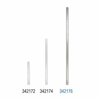 Bindrail aluminium 100cm