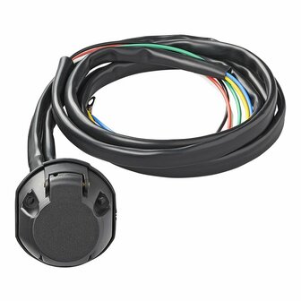 Trekhaakkabelset 7-polig PVC + 1,50M kabel in blister