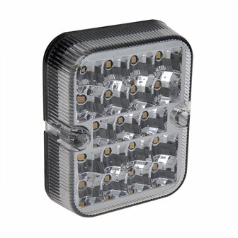 Achteruitrijlicht 100x81mm 19LED in blister