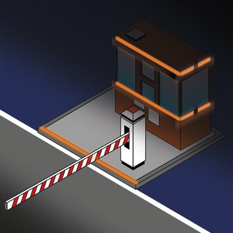 Reflecterend tape 3M oranje 50mm/2M