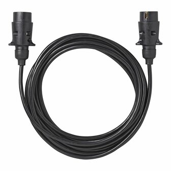 Verlengkabel 5M met 2x stekker 7-polig PVC