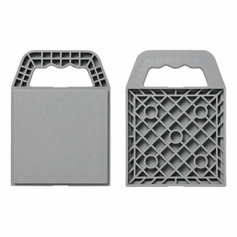 Onderlegplaten stapelbaar met handvat - set van 4 stuks