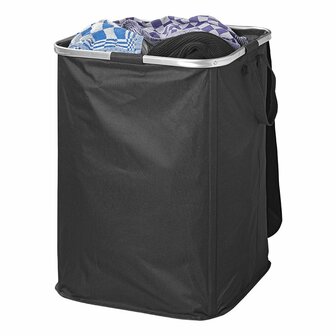 Wasmand XL opvouwbaar zwart