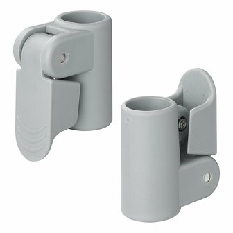 Buisklem voor tentstok met snelsluiting 22-25mm - set van 4 stuks