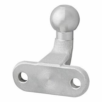 Trekhaakkogel zilver haaks