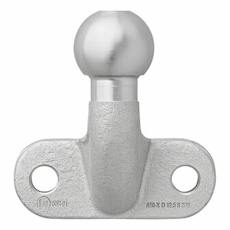 Trekhaakkogel zilver haaks