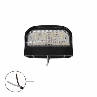 Kentekenverlichting 12/24V 70x42mm LED