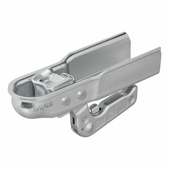 Kogelkoppeling staal verticaal 2 gaten vierkant 60mm 1300kg geremd