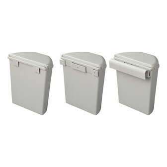 Afvalbak met deksel 6L voor caravan/camper