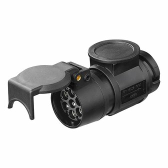 Adapter van type Jaeger naar type Multicon West 13-polig in blister