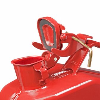 Jerrycan 5L metaal rood UN- T&uuml;V/GS-gekeurd