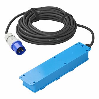CEE 3-weg Schuko stekkerdoos 10M 3x 1,5 mm&sup2;