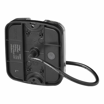 Achterlicht 4 functies 105 x 95 mm LED + GLOW links