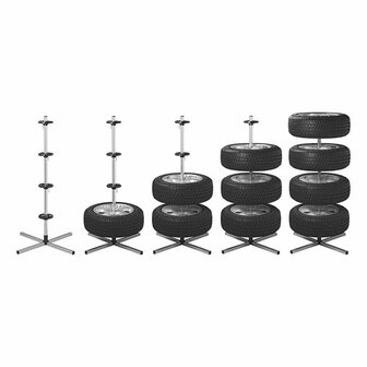 Velgenstandaard aluminium XL voor 4 banden