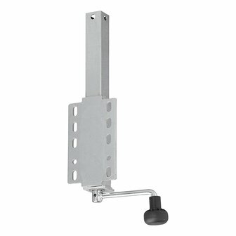 Kielsteun verstelbaar voor boottrailer 40 x 40 mm uitdraaibaar 385-535 mm 200 kg