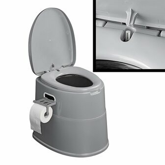 Draagbaar toilet deelbaar