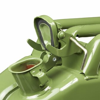 Jerrycan 20L metaal groen UN- T&uuml;V/GS-gekeurd