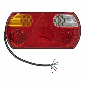 Achterlicht 6 functies 296x142mm 32LED links