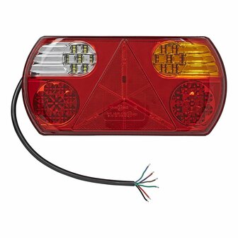 Achterlicht 6 functies 296x142mm 32LED rechts