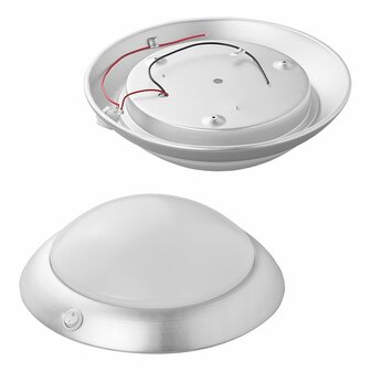 Plafonni&egrave;re opbouwarmatuur 24-leds 12V 790lm  dia 280x85mm