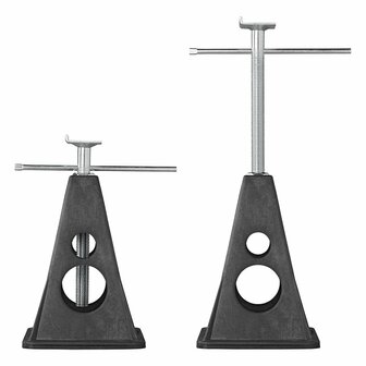 Steunenset kunststof 4 stuks 750kg/stuk