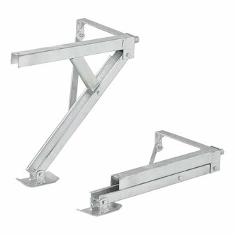 Caravanhoeksteun compact 600 kg voor rechtsvoor en linksachter