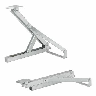 Caravanhoeksteun compact 600 kg voor rechtsvoor en linksachter