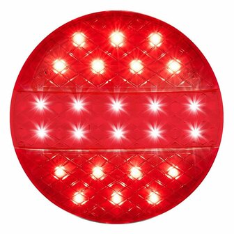 Achterlicht 12/24V 3 functies 140mm STF LED in blister