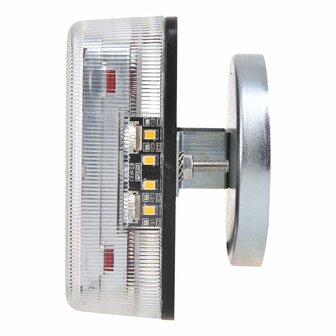 Aanhangerverlichtingsset LED 4F met magneten 7,5+2,5M kabel 13P.