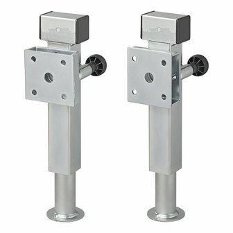 Steunpoot 60x60 mm kantelbaar SF60 D42 SW19 410-655 mm 1300kg