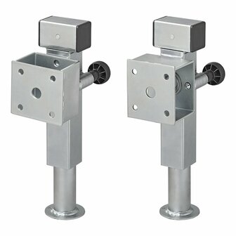Steunpoot 60x60 mm kantelbaar SF60 D85 SW19 360-595 mm 1350kg