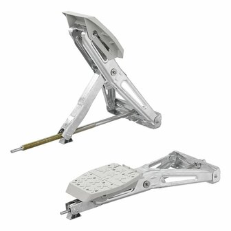 Caravanhoeksteun 1000kg 605x280mm H:470mm incl. stabilisatievoet