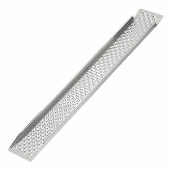 Oprijplaat aluminium 150x21cm 200kg per stuk