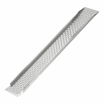 Oprijplaat aluminium 150x21cm 200kg per stuk