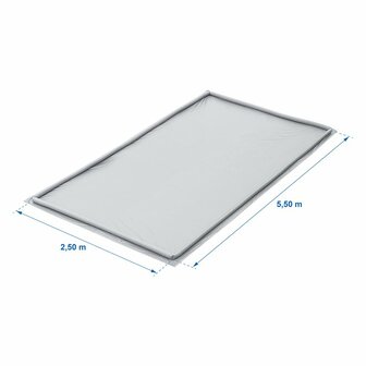Grondzeil opblaasbaar 2,50x5,50M